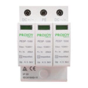 Descărcător de supratensiune DC Projoy PESP-1500, Tip 2, 1500 V DC, 3P