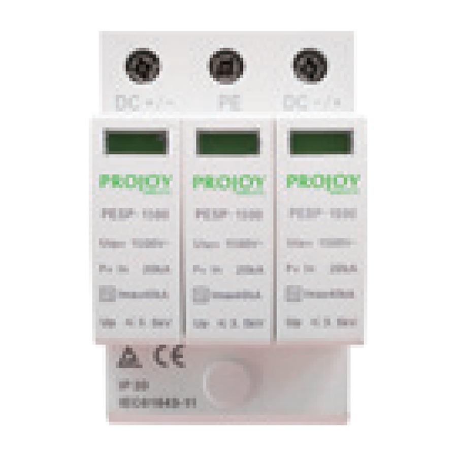Descărcător de supratensiune DC Projoy PESP-1500, Tip 1+2, 1500 V DC, 3P 1 Descărcător de supratensiune DC Projoy PESP-1500, Tip 1+2, 1500 V DC, 3P