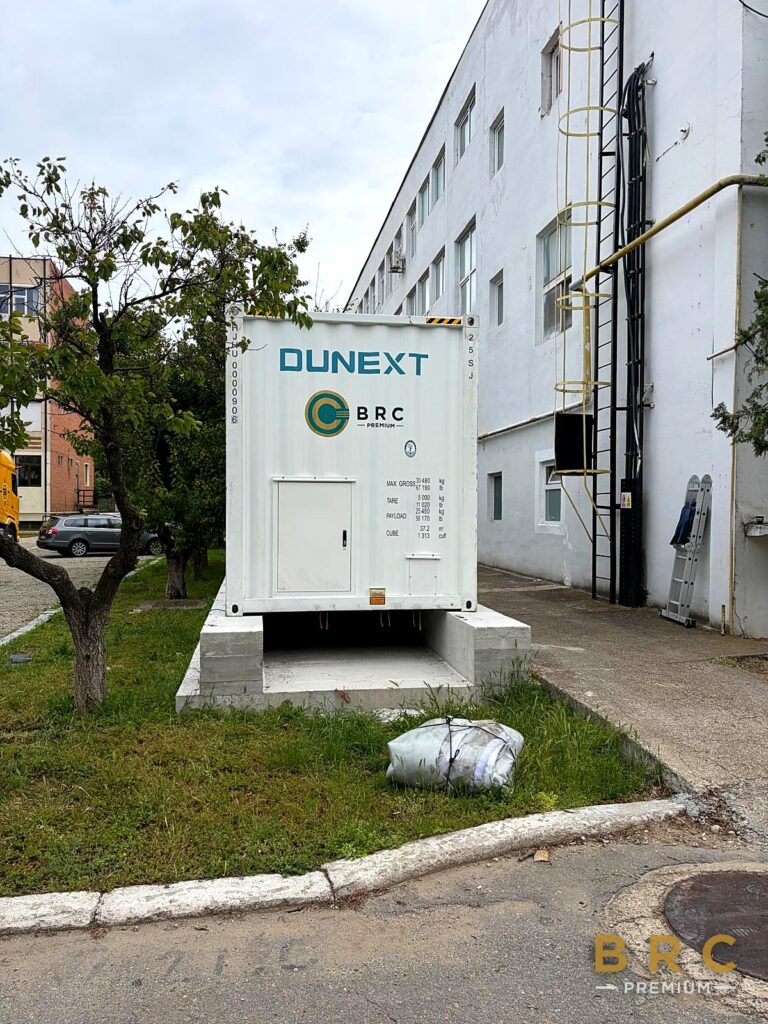 Portofoliu 269 Sistemul de stocare în container, vedere frontală