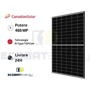Panou fotovoltaic CanadianSolar C6.2 465WP N-Type TOPCon