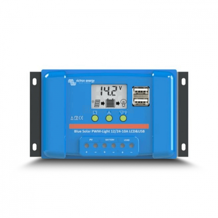 BlueSolar PWM-LCD&USB 12/24V-10A 1 BlueSolar PWM-LCD&USB 12/24V-10A