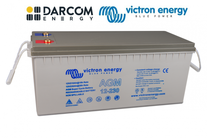 12V/230Ah AGM Super Cycle Batt. (M8) 1 12V/230Ah AGM Super Cycle Batt. (M8)
