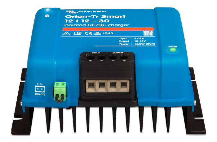 Orion-Tr Smart 12/12-30A (360W) Isolated DC-DC charger 1 Orion-Tr Smart 12/12-30A (360W) Isolated DC-DC charger
