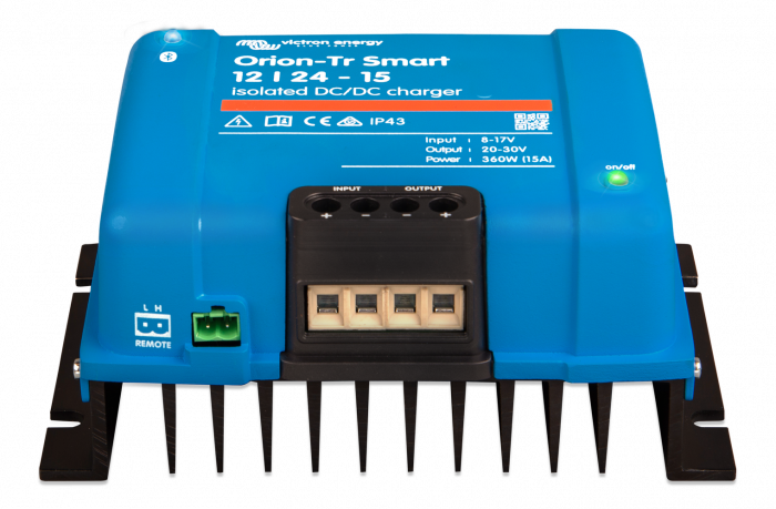 Orion-Tr Smart 12/24-15A (360W) Isolated DC-DC charger 1 Orion-Tr Smart 12/24-15A (360W) Isolated DC-DC charger