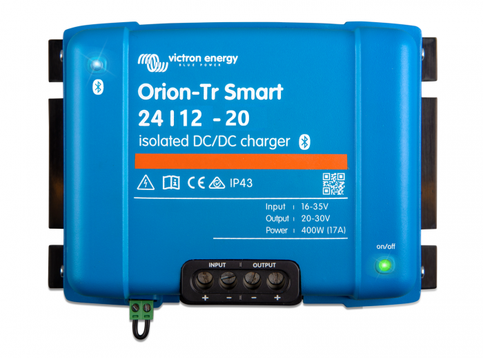 Orion-Tr Smart 24/12-20A (240W) Isolated DC-DC charger 1 Orion-Tr Smart 24/12-20A (240W) Isolated DC-DC charger